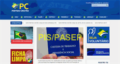 Desktop Screenshot of partidocristao.com